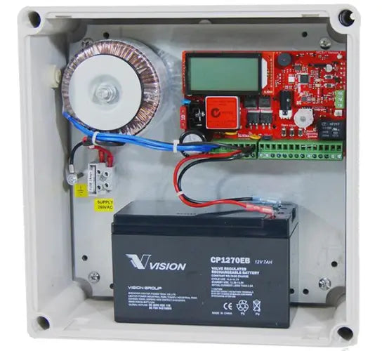 Elsema Eclipse Single MC Board, Transformer and 7AH Battery 24V (MCS24E7) Elsema