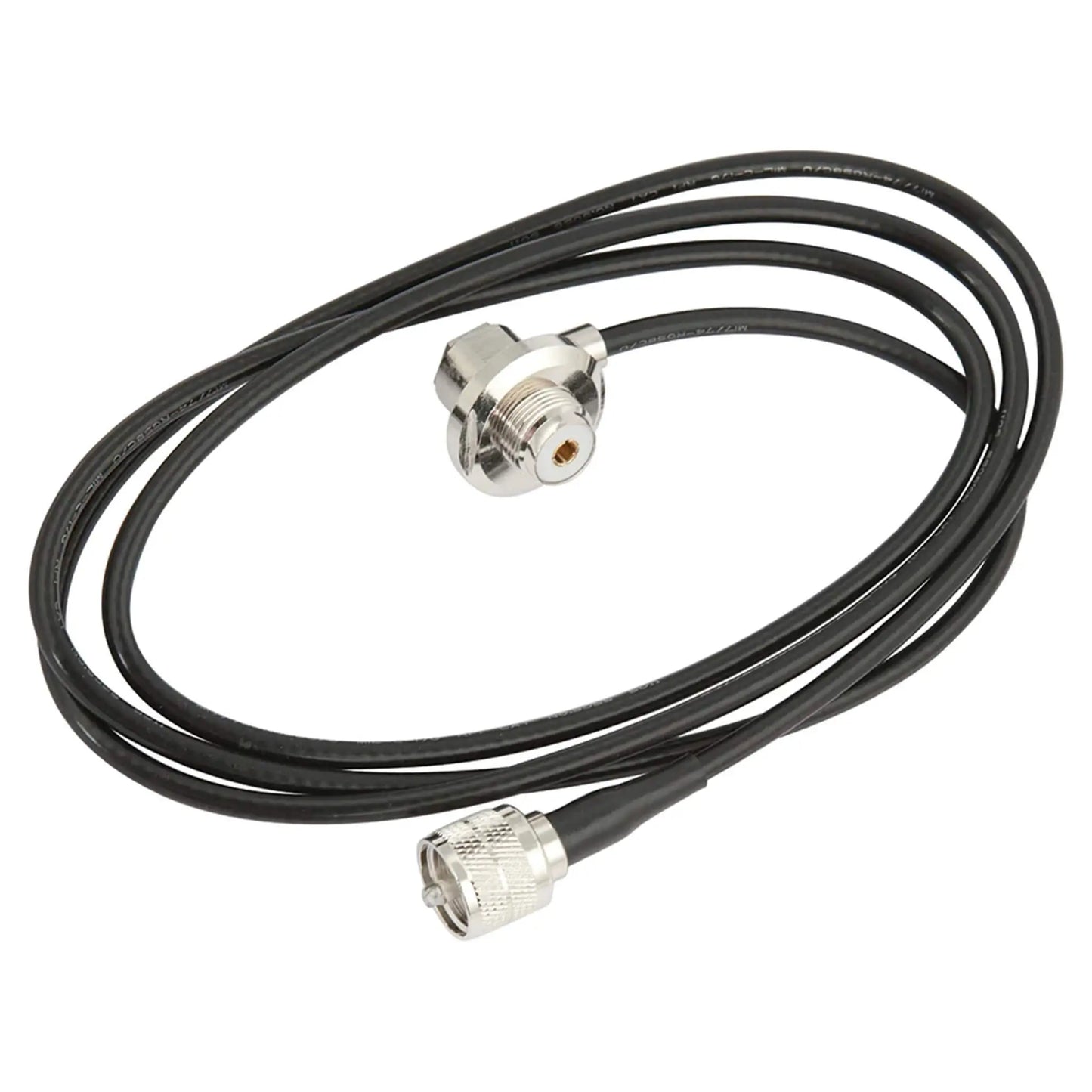 Elsema coaxial cable with PL259 termination and antenna base Elsema