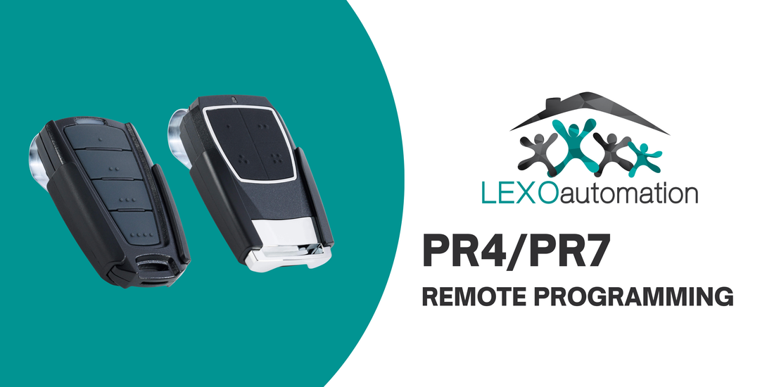 How to Program the LEXO Automation PR4/PR7 Remote