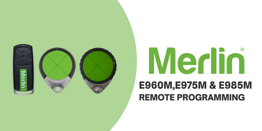 How to Program a Merlin E960M, E975M or E985M Remote