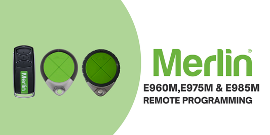 How to Program a Merlin E960M, E975M or E985M Remote