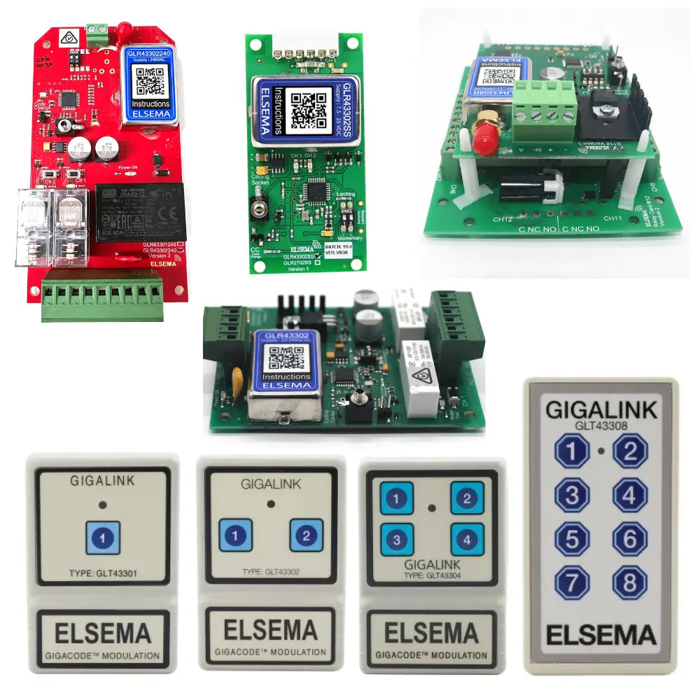 Elsema-Gigalink-433Mhz-Series Retro Remotes