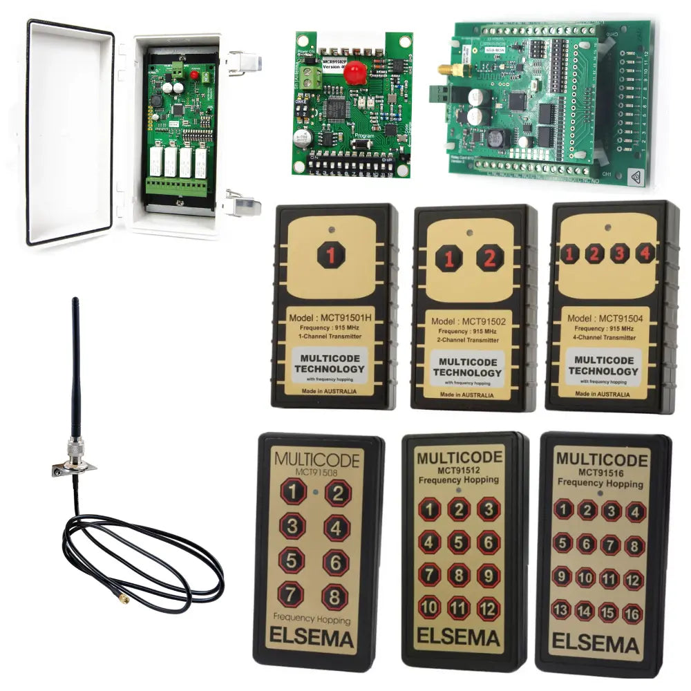 Elsema-Multicode-915Mhz-Series Retro Remotes
