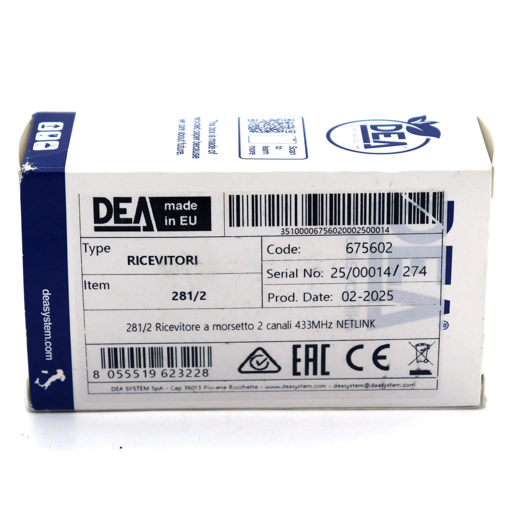 DEA 281/2 Hardwired 2 Channel Receiver - Retro Remotes