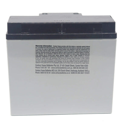 12v Battery 22aH Century Yuasa