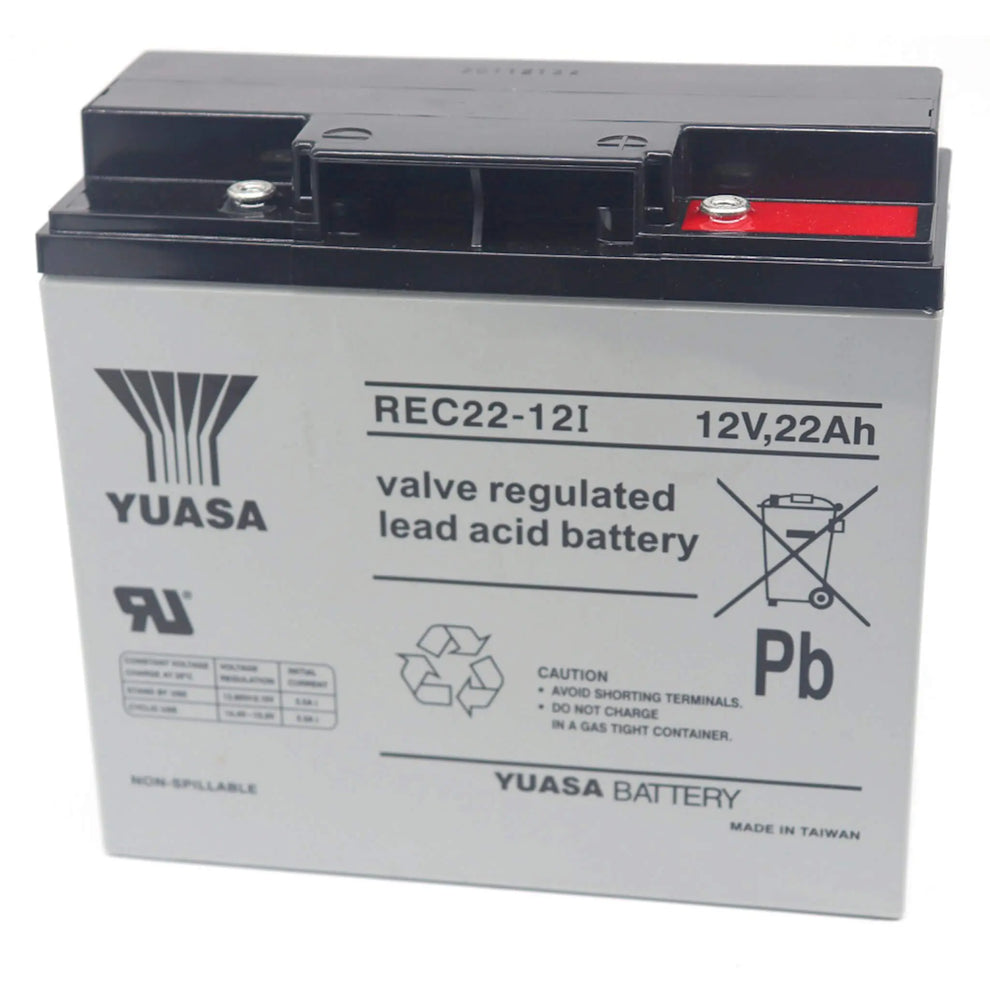 Yuasa REC22-12 12V 22Ah Battery – Deep-Cycle VRLA AGM Power – Retro Remotes