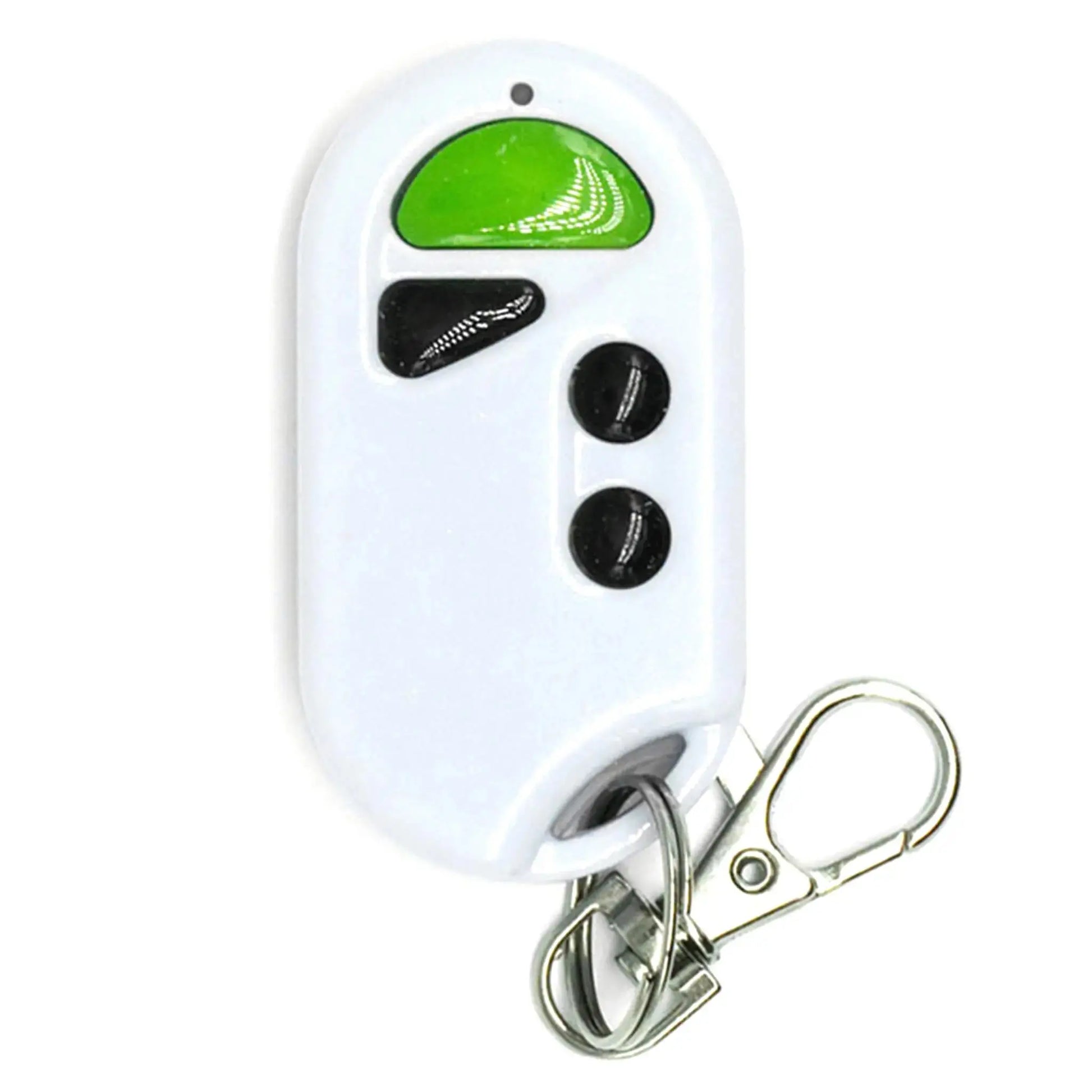 AcDC garage remote with green buttons