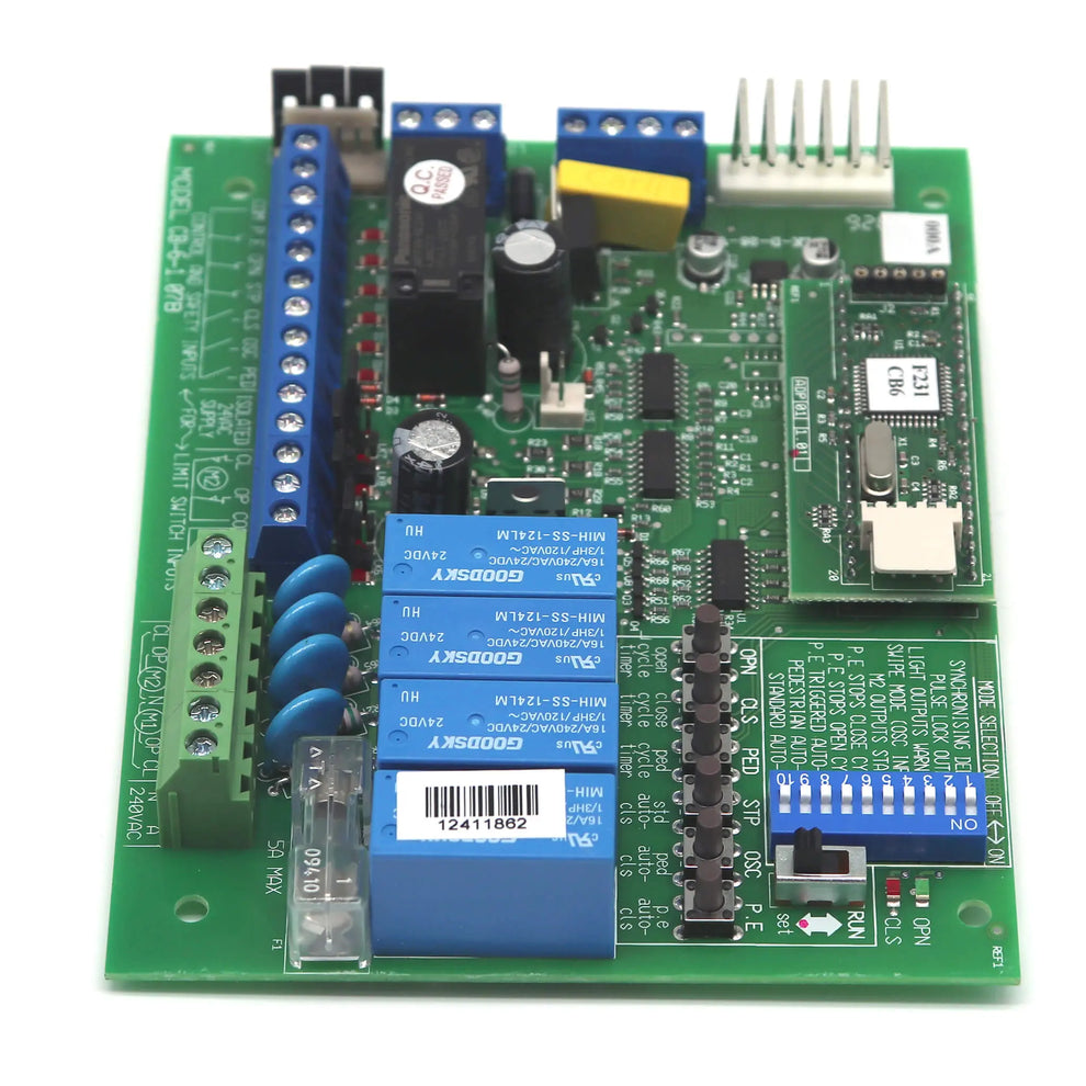 CB6 Logic Control Board | Industrial Gate & Shutter Controller – Retro ...