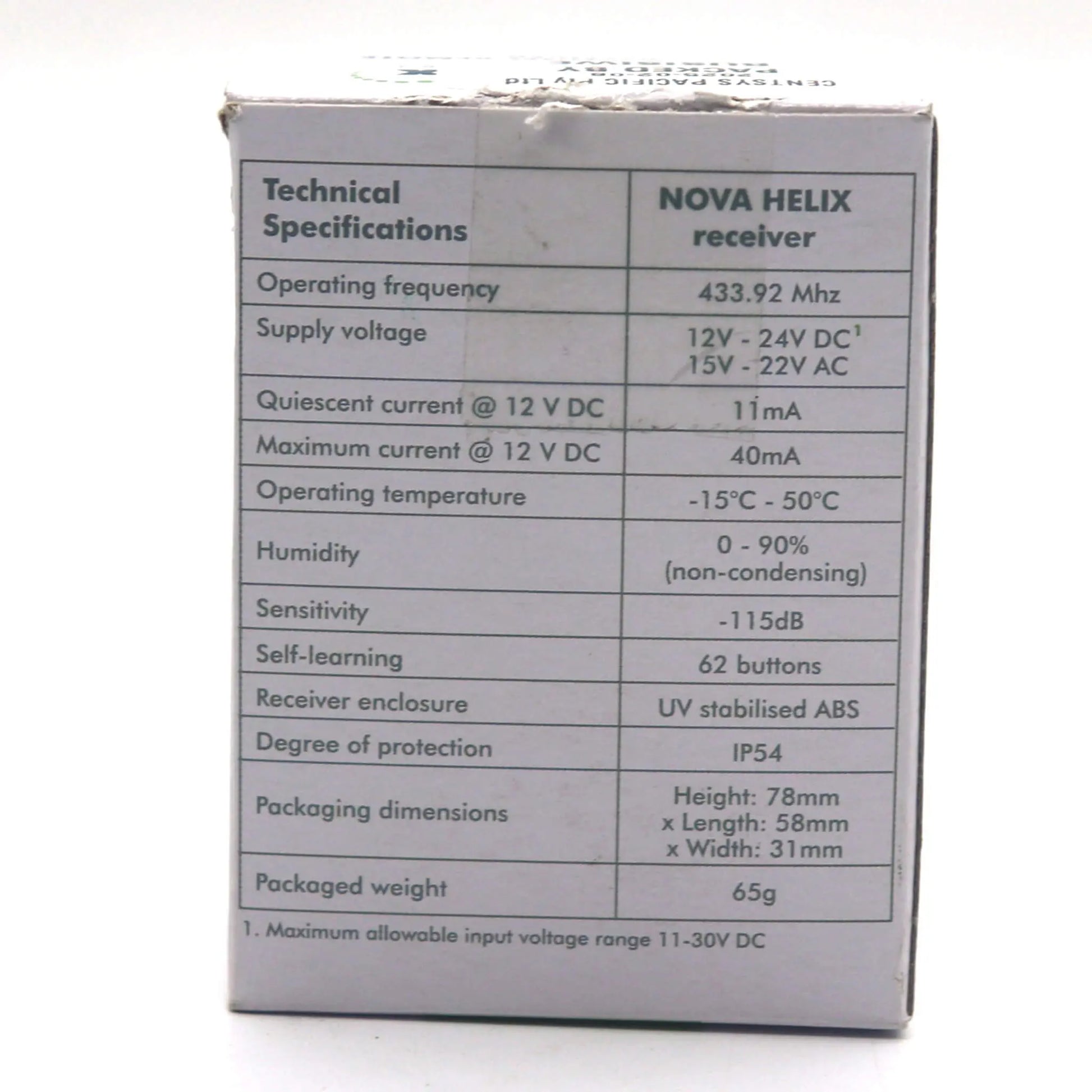 Centsys SmartGuard Wired Keypad - Retro Remotes