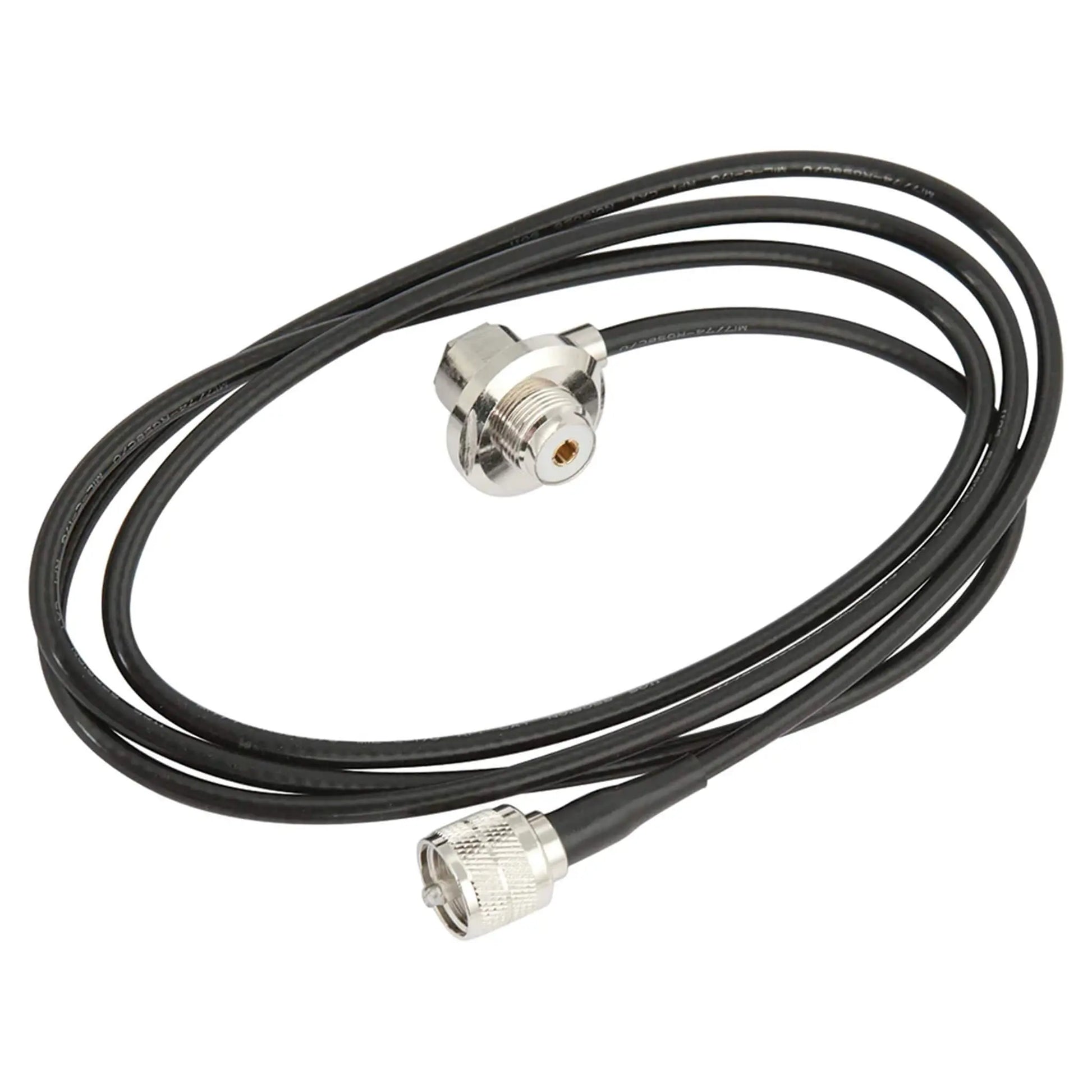Elsema coaxial cable with PL259 termination and antenna base Elsema