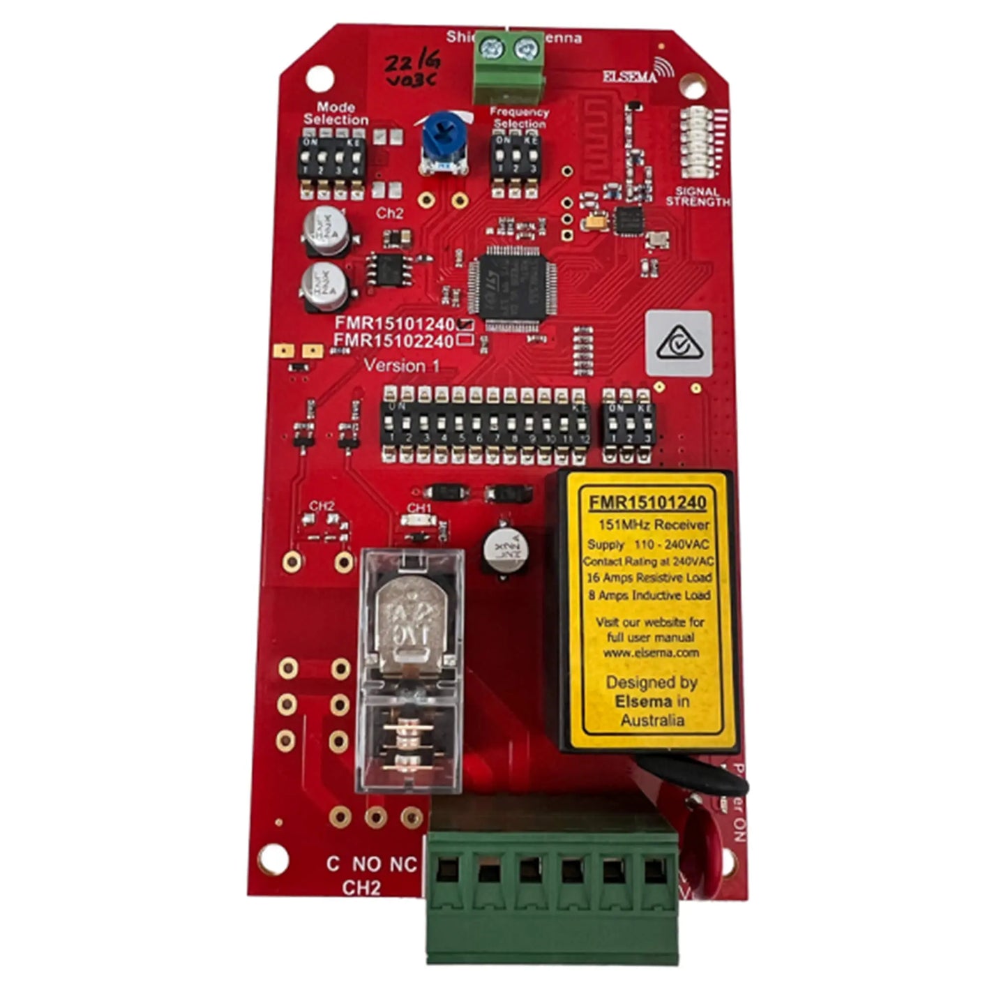ELSEMA 151Mhz FMR15101240 Receiver Elsema