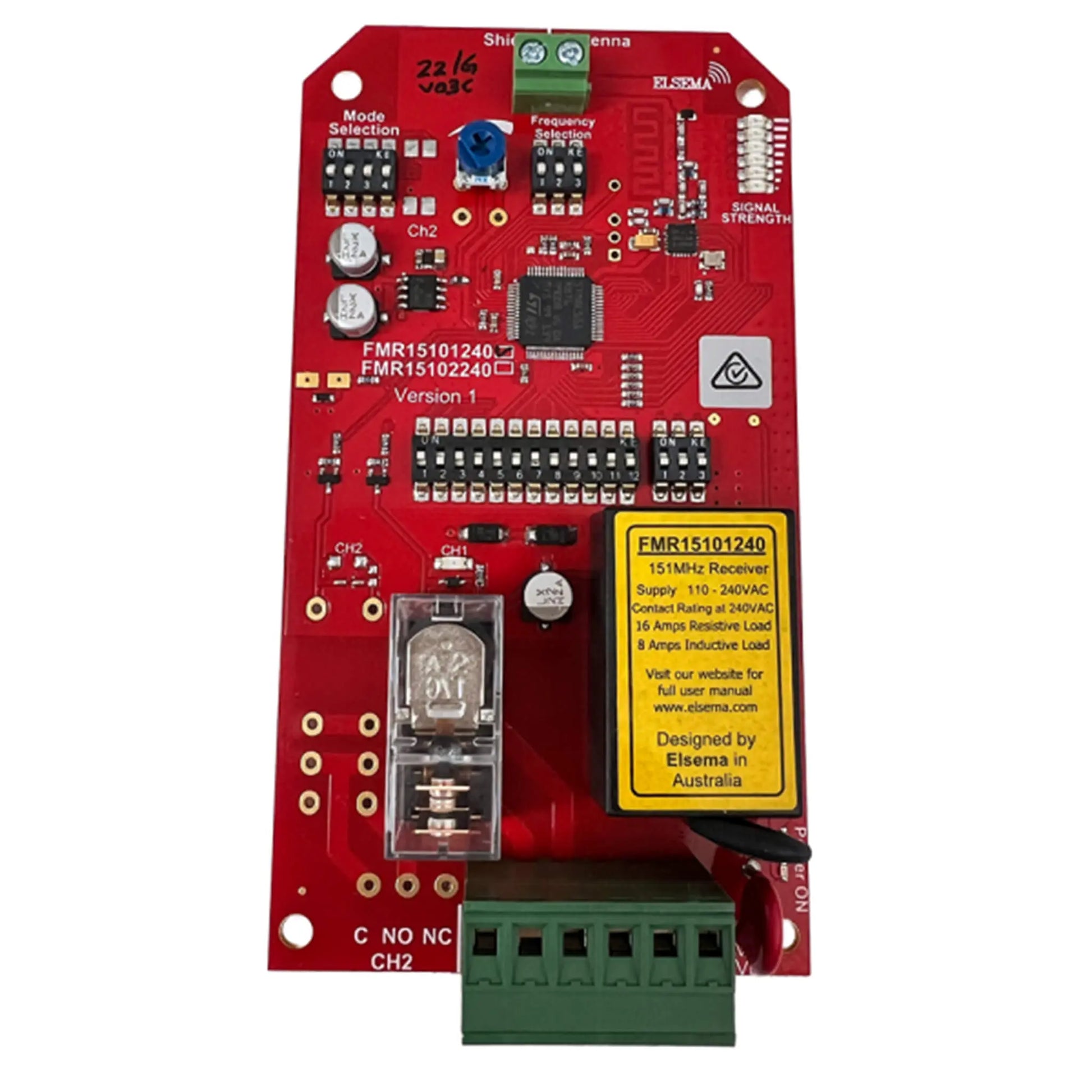 ELSEMA 151Mhz FMR15101240 Receiver Elsema