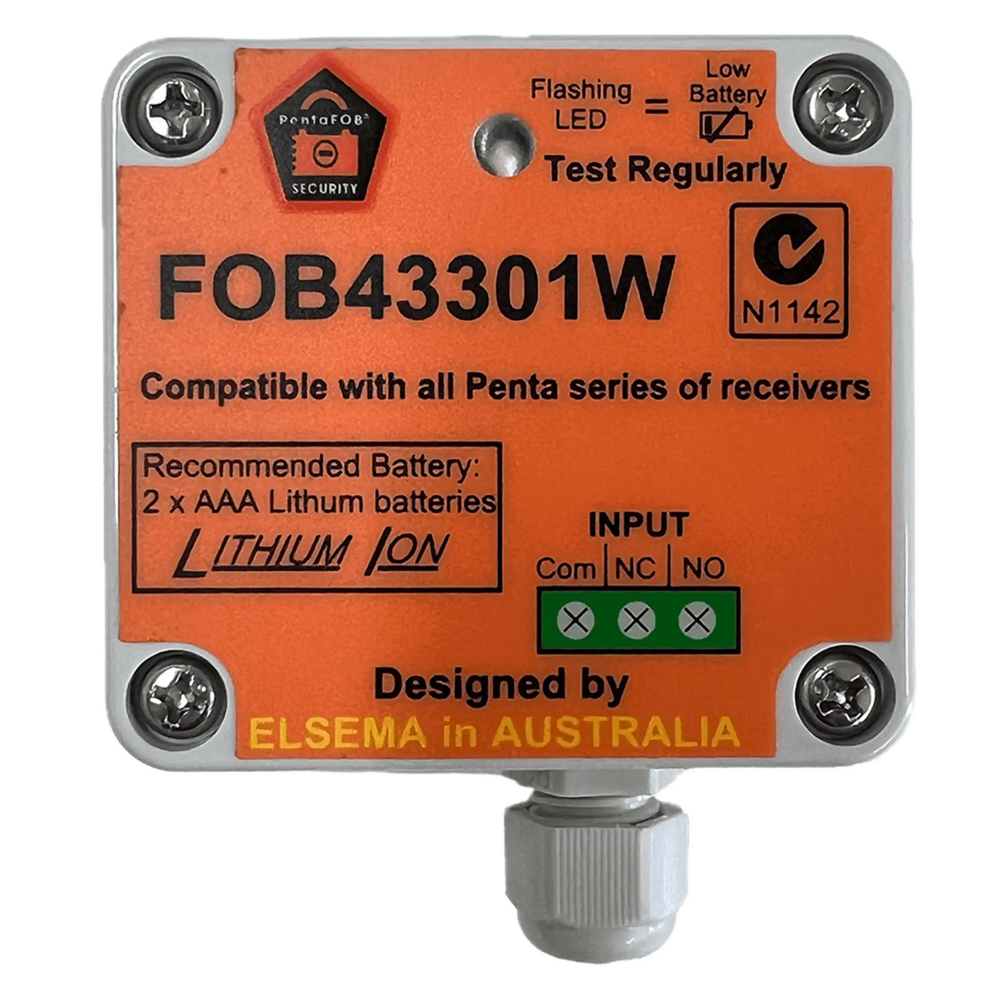 Elsema FOB43301W Hardwired Transmitter Elsema