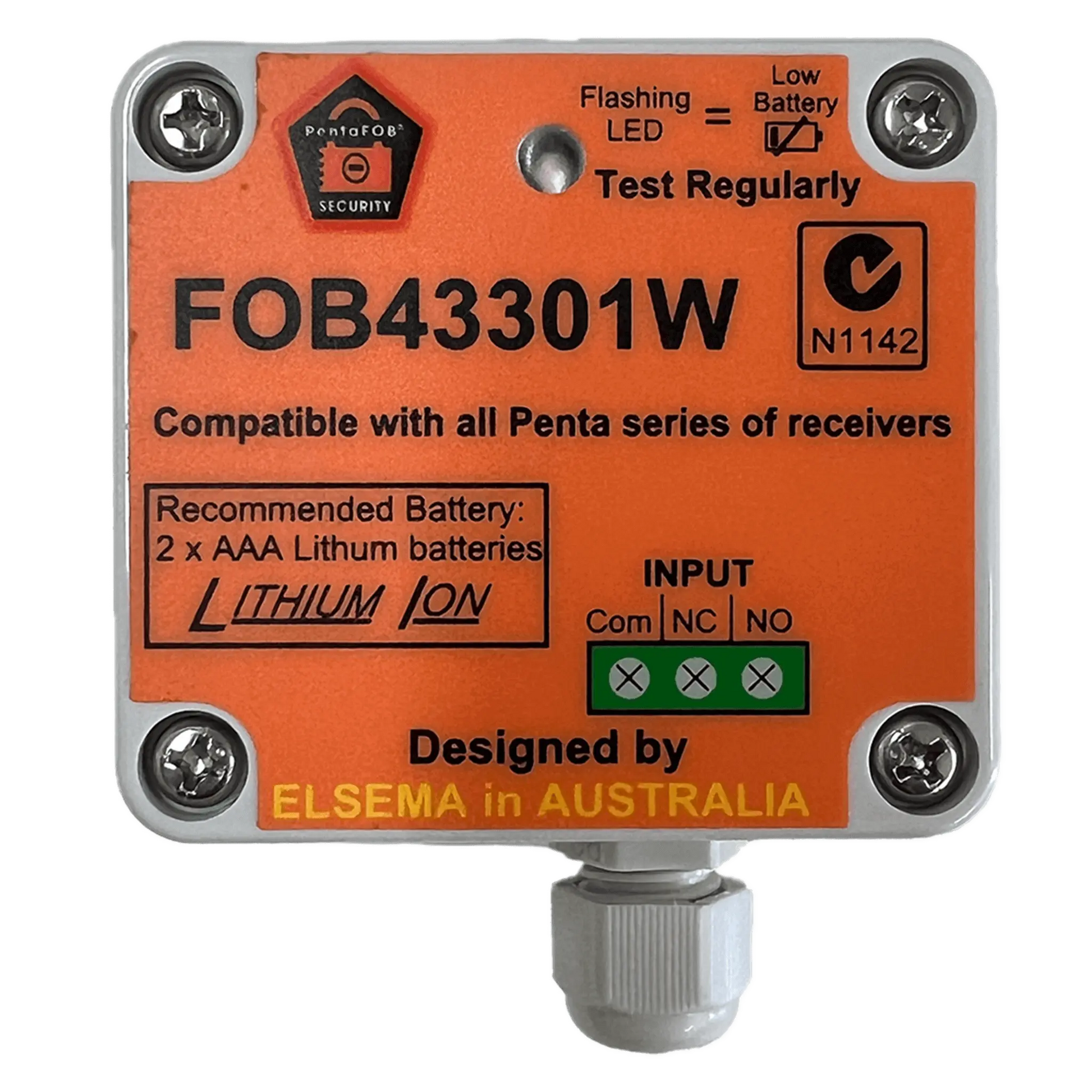 Elsema FOB43301W Hardwired Transmitter Elsema