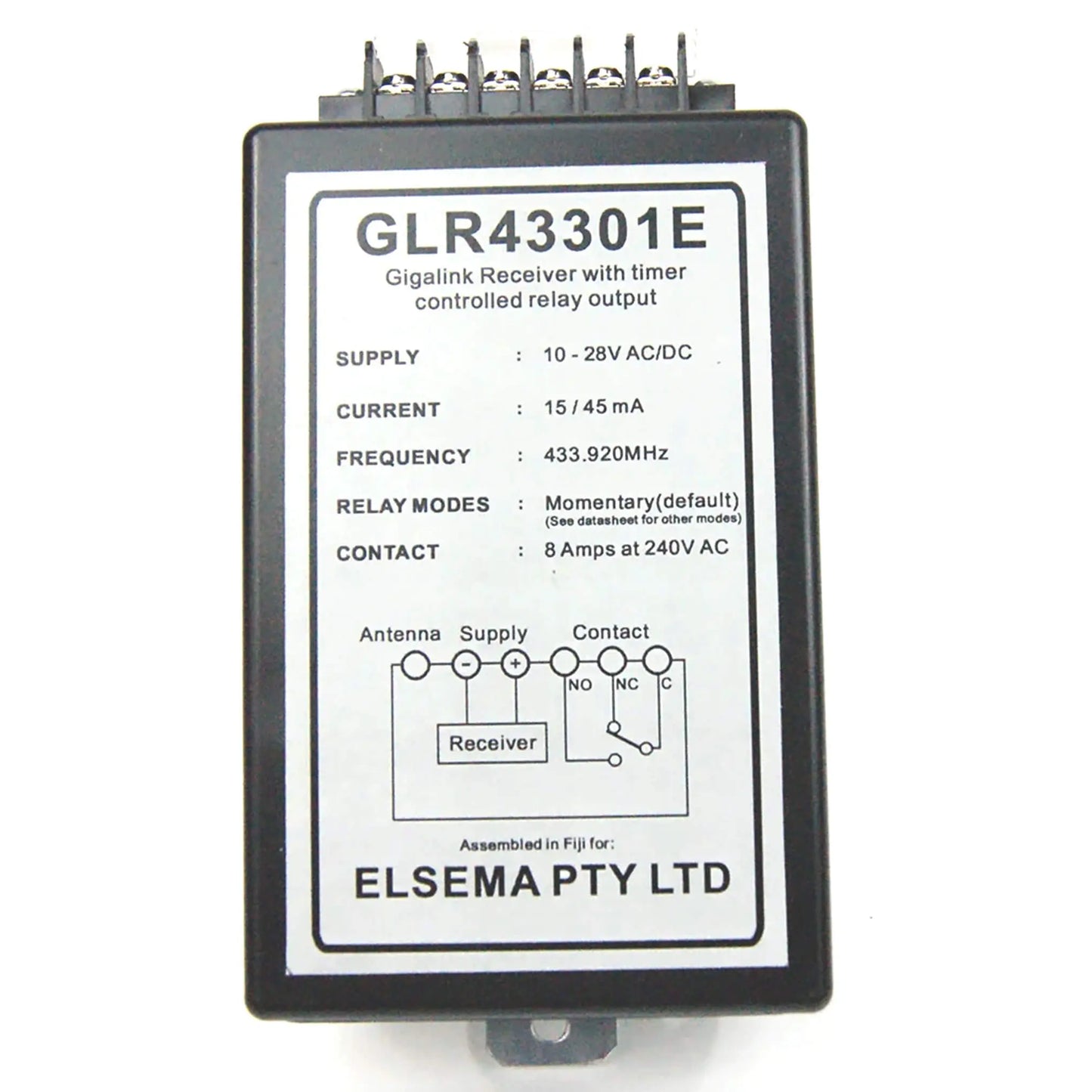 Elsema GLR43301E Receiver in Enclosure Elsema