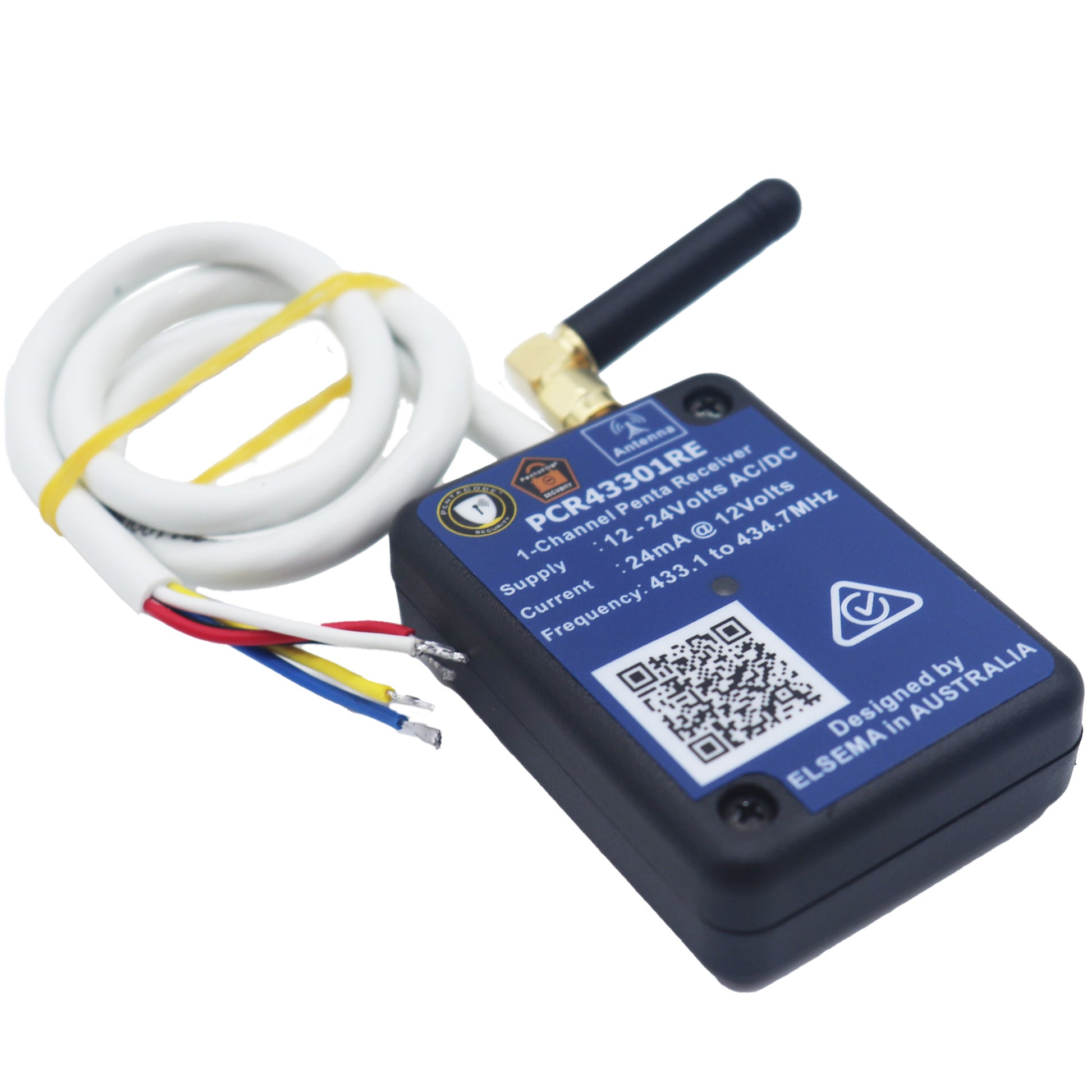 Elsema PCR43301RE receiver with wiring and Antenna