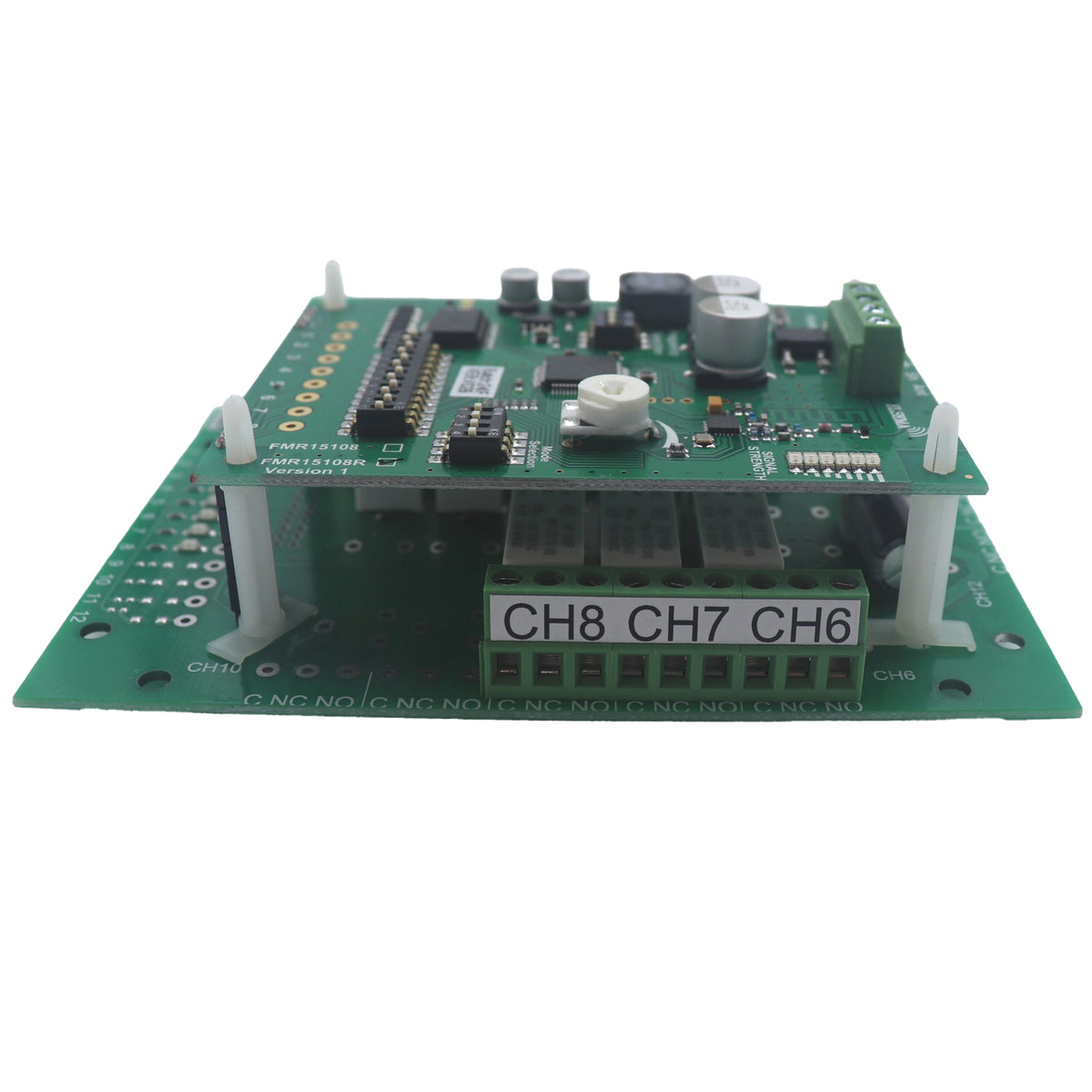 Elsema FMR15108R 151MHz 8-channel long range receiver with relay outputs - terminal Blocks for 6,7,8