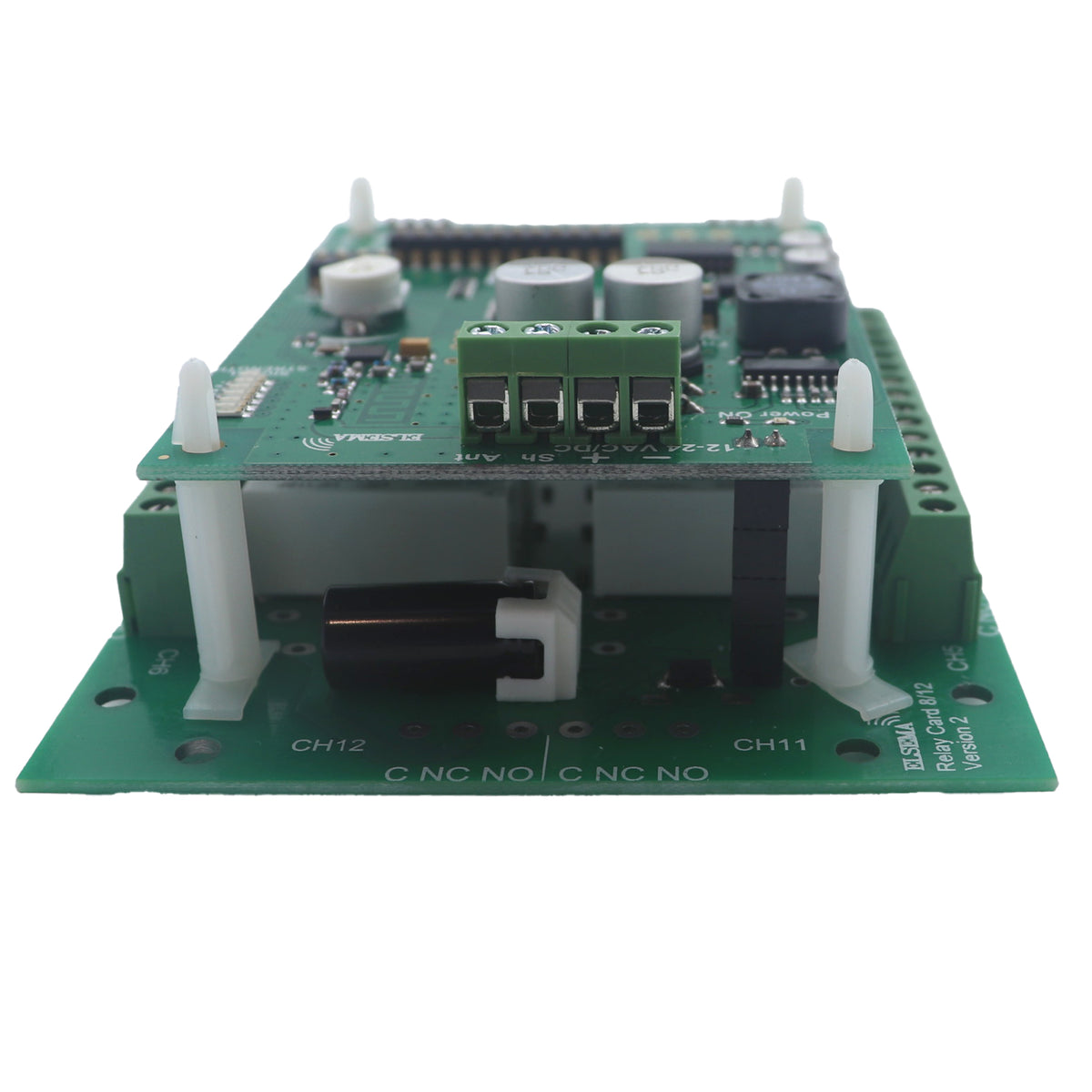 Elsema FMR15108R 151MHz 8-channel long range receiver with relay outputs Back View