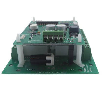 Elsema FMR15108R 151MHz 8-channel long range receiver with relay outputs Back View