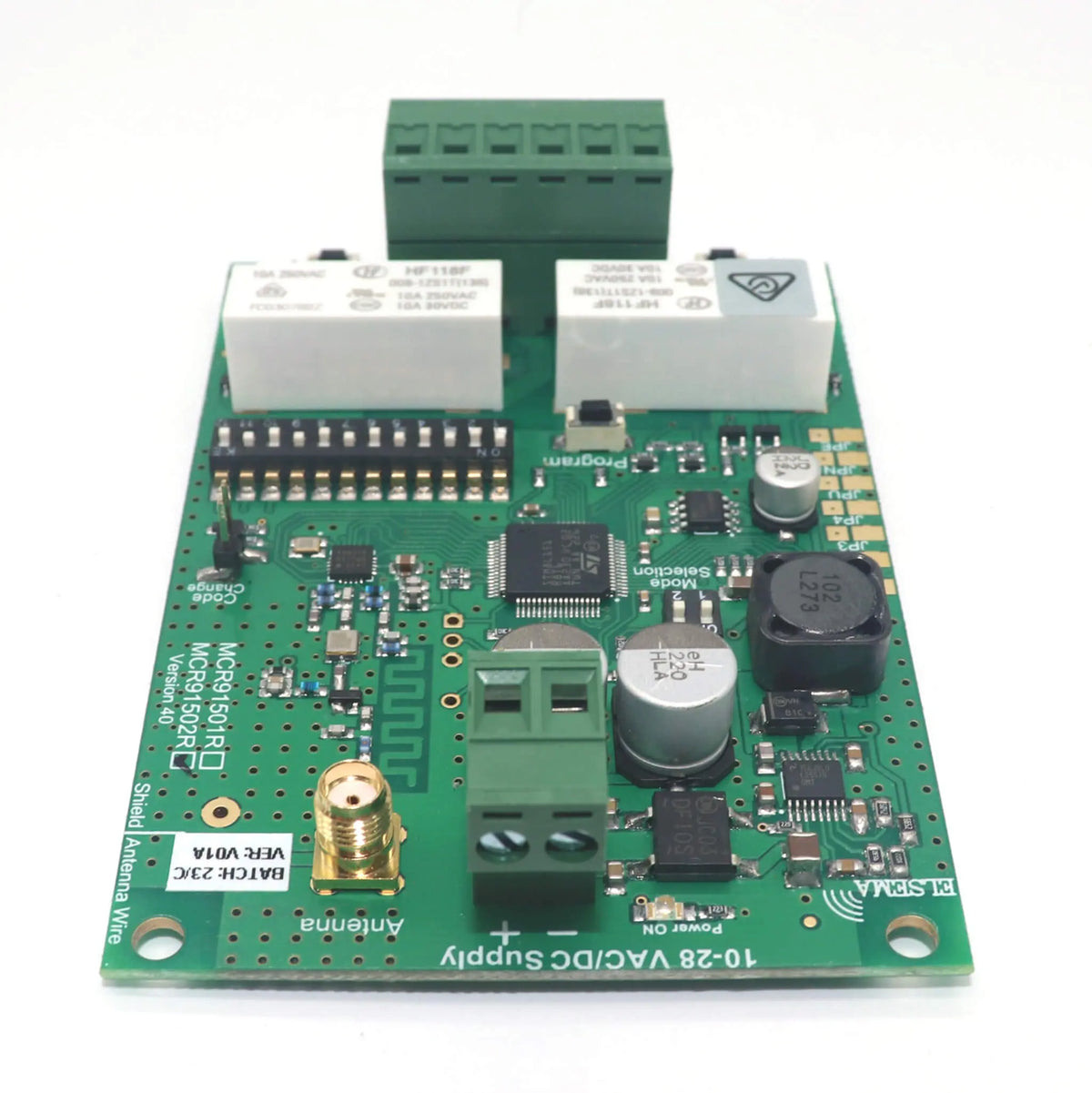 Elsema MCR91502R receiver relay output connections