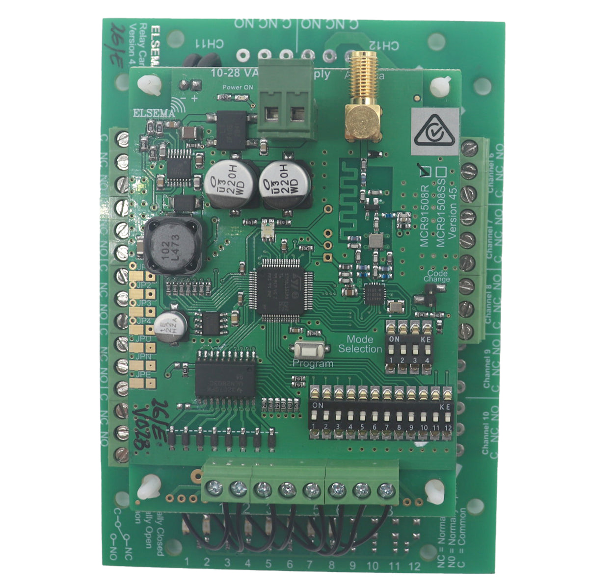 Elsema MCR91508R 8 channel relay receiver board