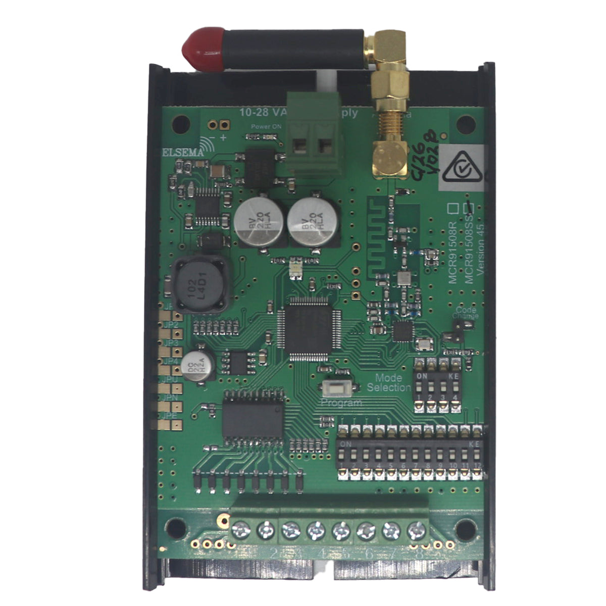Elsema MCR91508SS 8 channel 915MHz Multicode receiver with open collector outputs