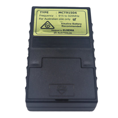 Elsema MCT91504 Multicode remote back view