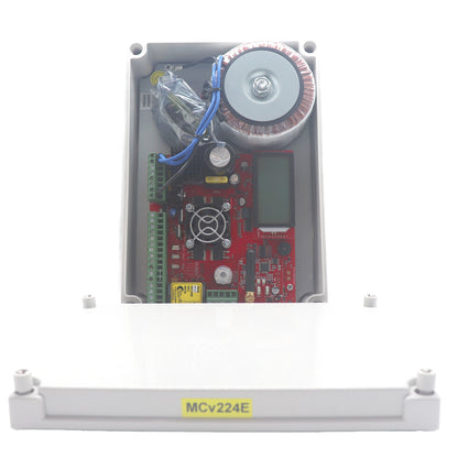 Elsema MCv224E 24V gate control board with transformer and IP66 enclosure