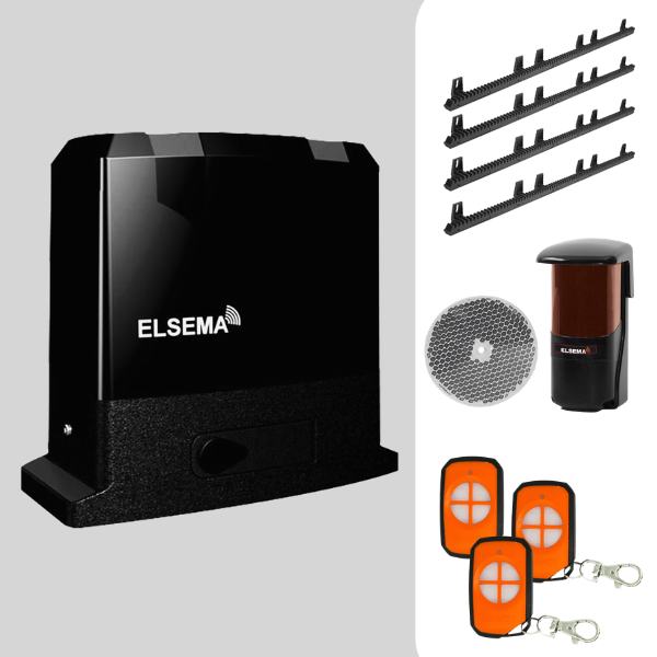 Elsema iS900 sliding gate opener kit for gates up to 900kg