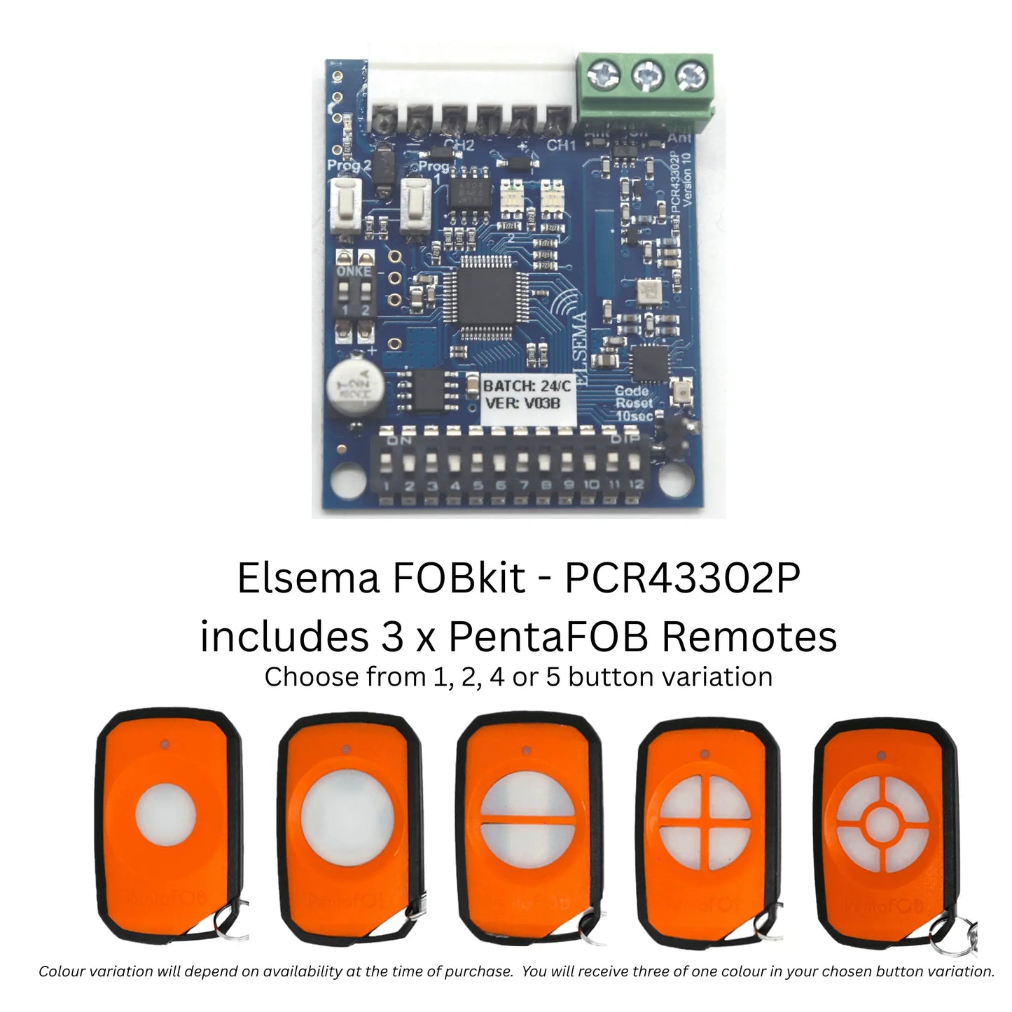 Elsema PentaFOB Kit - PCR43302P and PentaFOB Remotes Elsema