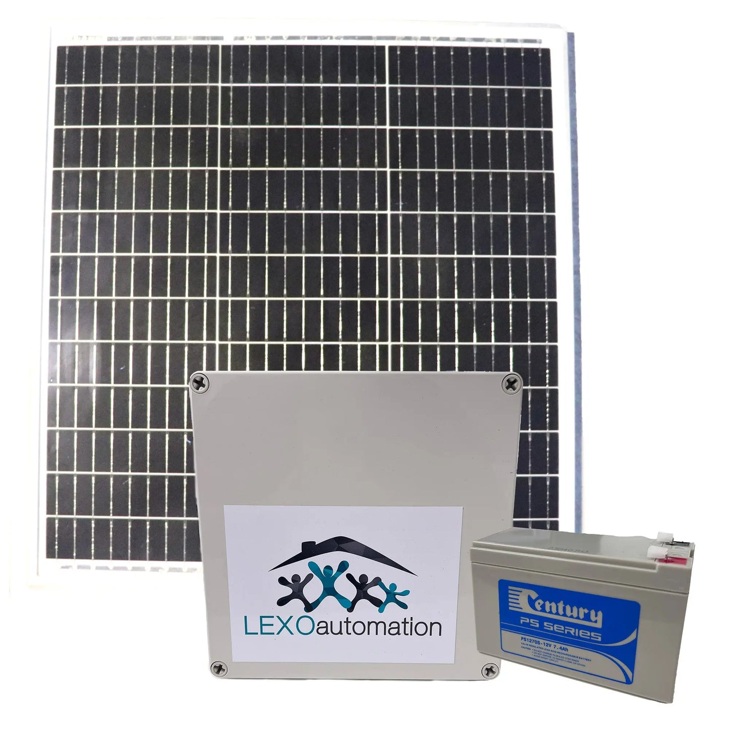 Lexo Automation 12V Solar Kit with 40W Panel and 7Ah Battery Lexo Automation