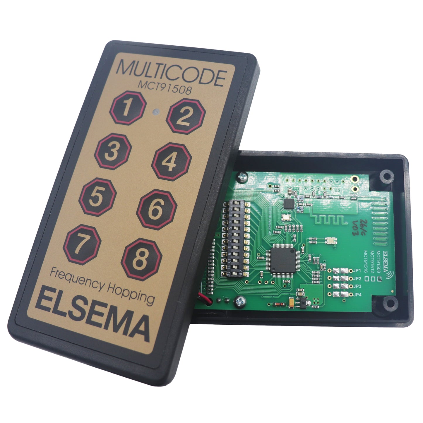 Elsema Multicode MCT91508 Remote with Cover and Battery