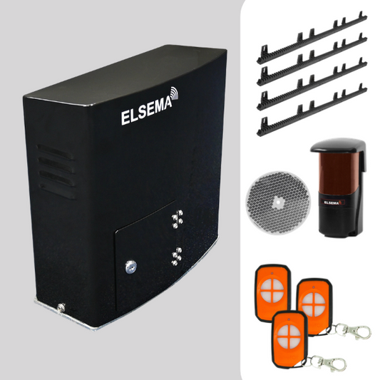Elsema iS1400 1000kg light industrial sliding gate motor kit