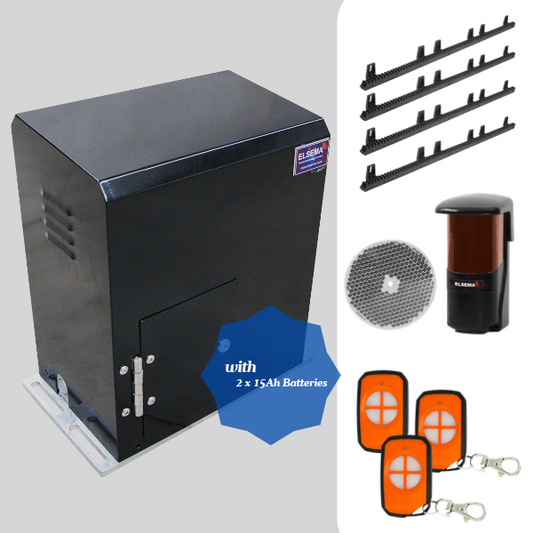 Elsema Low Voltage IS1500 Sliding Gate motor kit