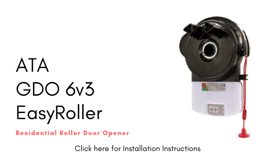 Ata Gdo 6v3 Easyroller Garage Door Opener