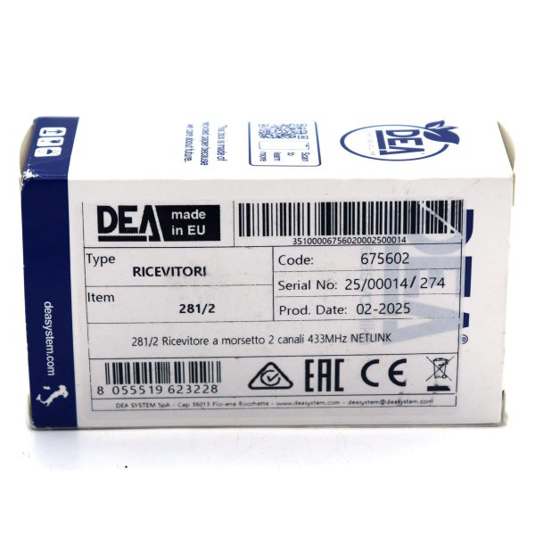DEA 281/2 Hardwired 2 Channel Receiver - Image 14