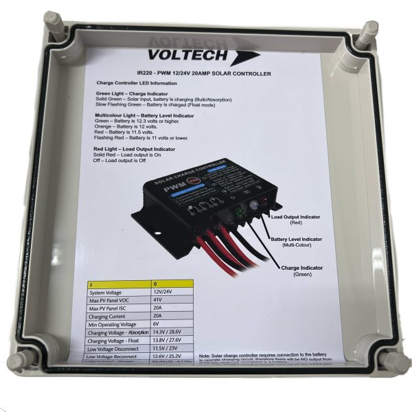 LEXO 12v Solar kit with 40w Panel 7.0ah Battery - Image 4
