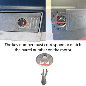 BFT Replacement Key for Deimos and Ares Gate Opener