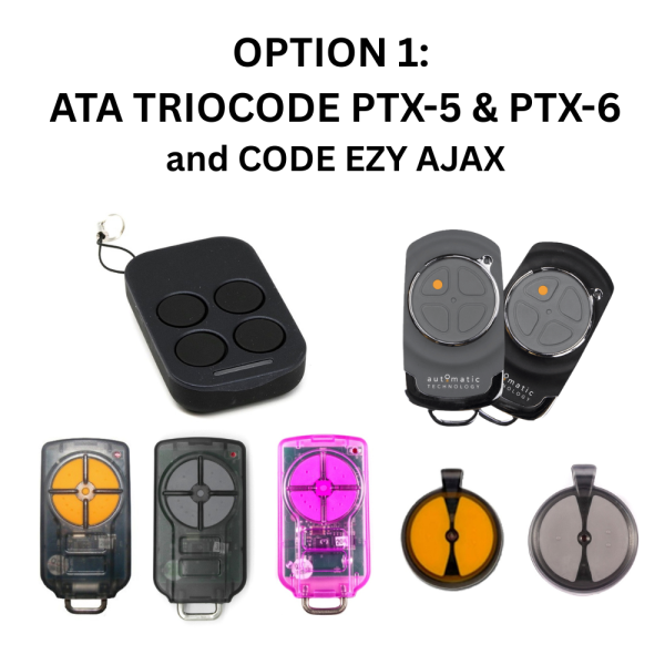 Code Ezy AJAX v2 - ATA PTX5/6 and B&D TB5/6/7 Compatible Remote - Image 2