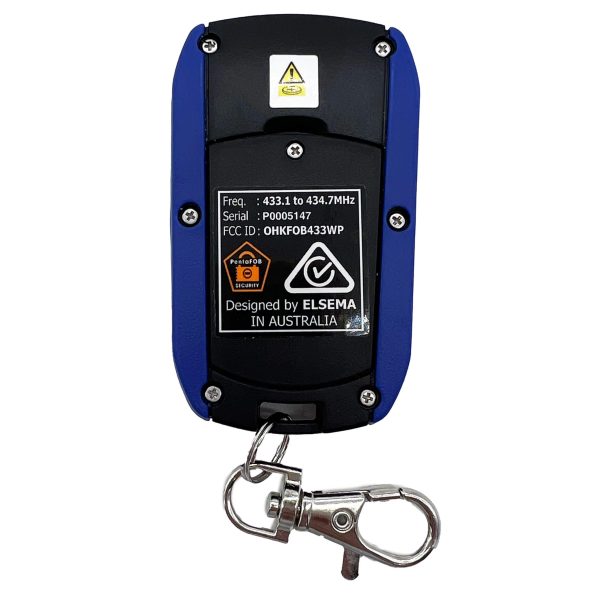 ELSEMA PENTAFOB - 1 Button FOB43301WP Waterproof Remote - Image 11
