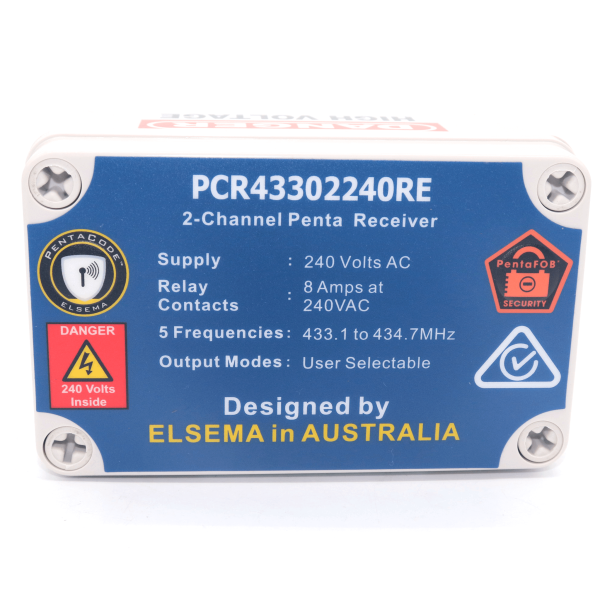 Elsema Penta 2 Ch Receiver 240V with enclosure case - PCR43302240RE - Image 3