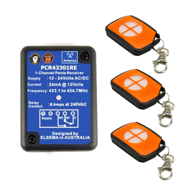 Elsema FOBKIT FOB43304 with 1 Ch Pre Wired Receiver - Image 5