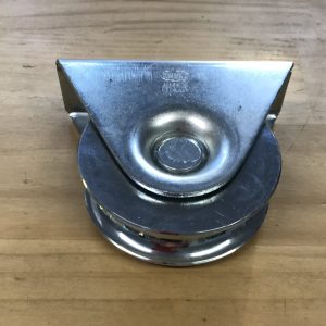 Gate Wheel W/ External Bracket 90mm Dia - Single Bearing