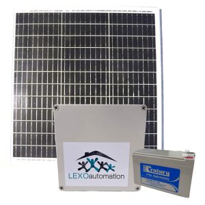 LEXO 12v Solar kit with 40w Panel 7.0ah Battery