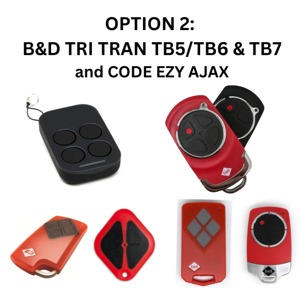 Code Ezy AJAX v2 - ATA PTX5/6 and B&D TB5/6/7 Compatible Remote - Image 3