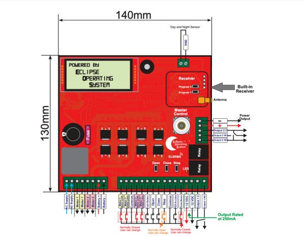 Elsema Eclipse Double MC Board and Transformer 24V (MC24E) - Image 2