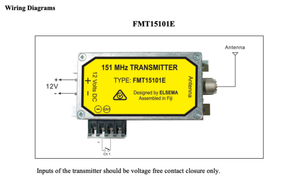 Elsema 151MHz 1 ch TRANSMITTER FMT15101E - Image 8