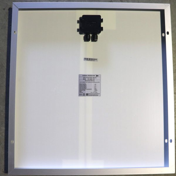 VOLTECH 40W 12v Glass Solar Panel - Image 2